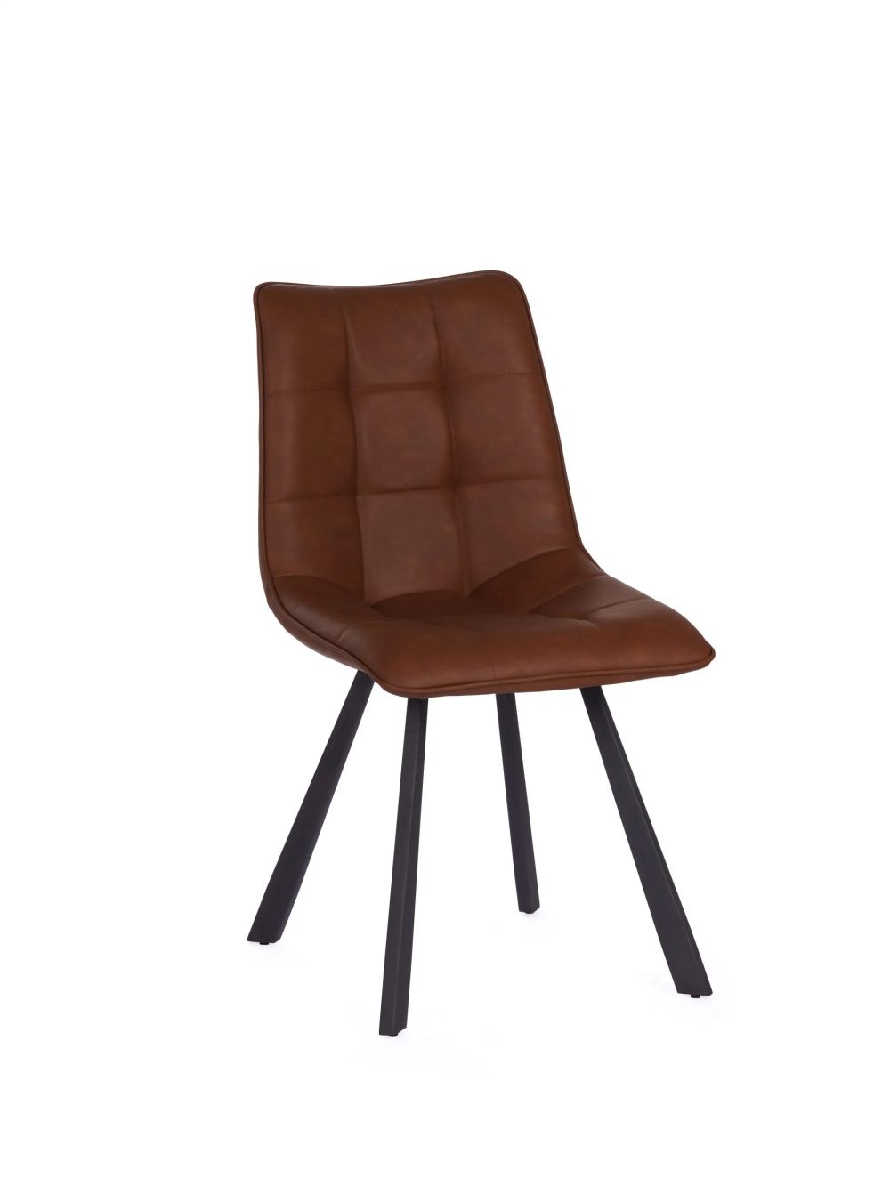 Product photograph of 2 X Laketon Pu Vintage Cognac Dining Chair from Choice Furniture Superstore.